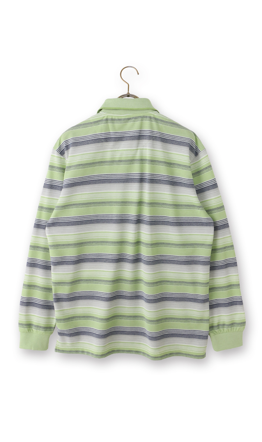 マルチボーダーポロシャツ【REGAL】 グリーン M