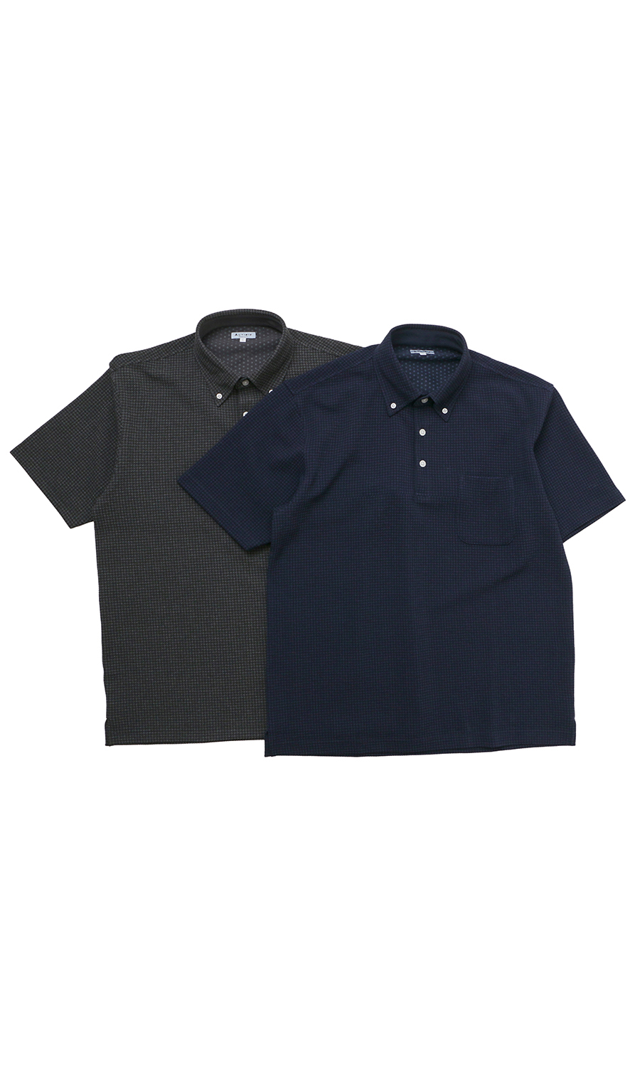 冷たいポロシャツ【ボタンダウン】【＃すごポロ】 ブラック S