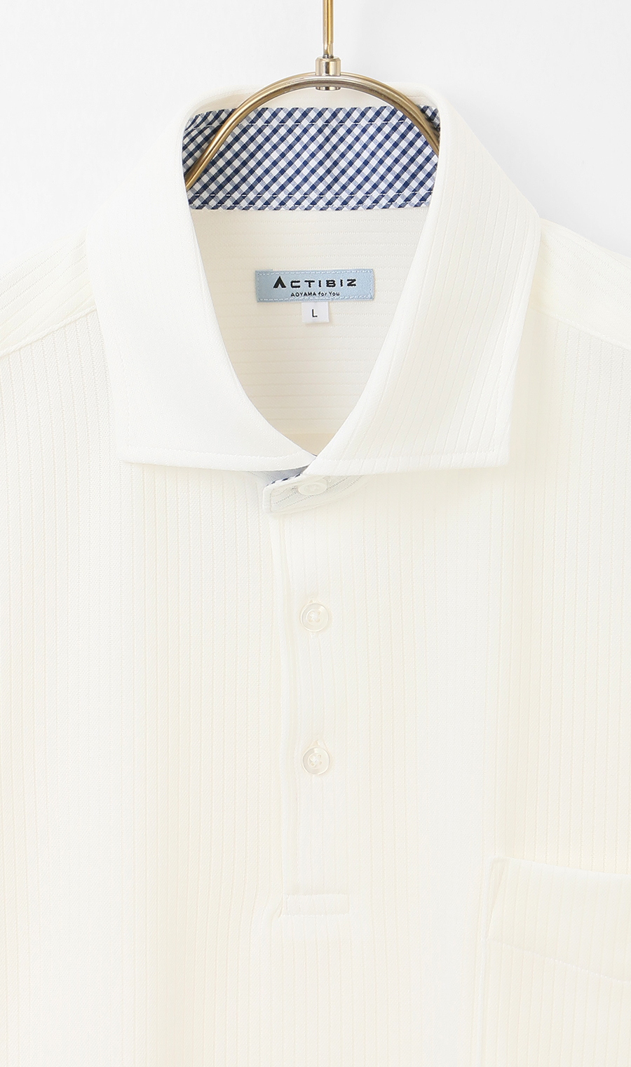 サラッとポロシャツ【ワイドカラー】【ALTIMA】【#すごポロ】 ホワイト 3L