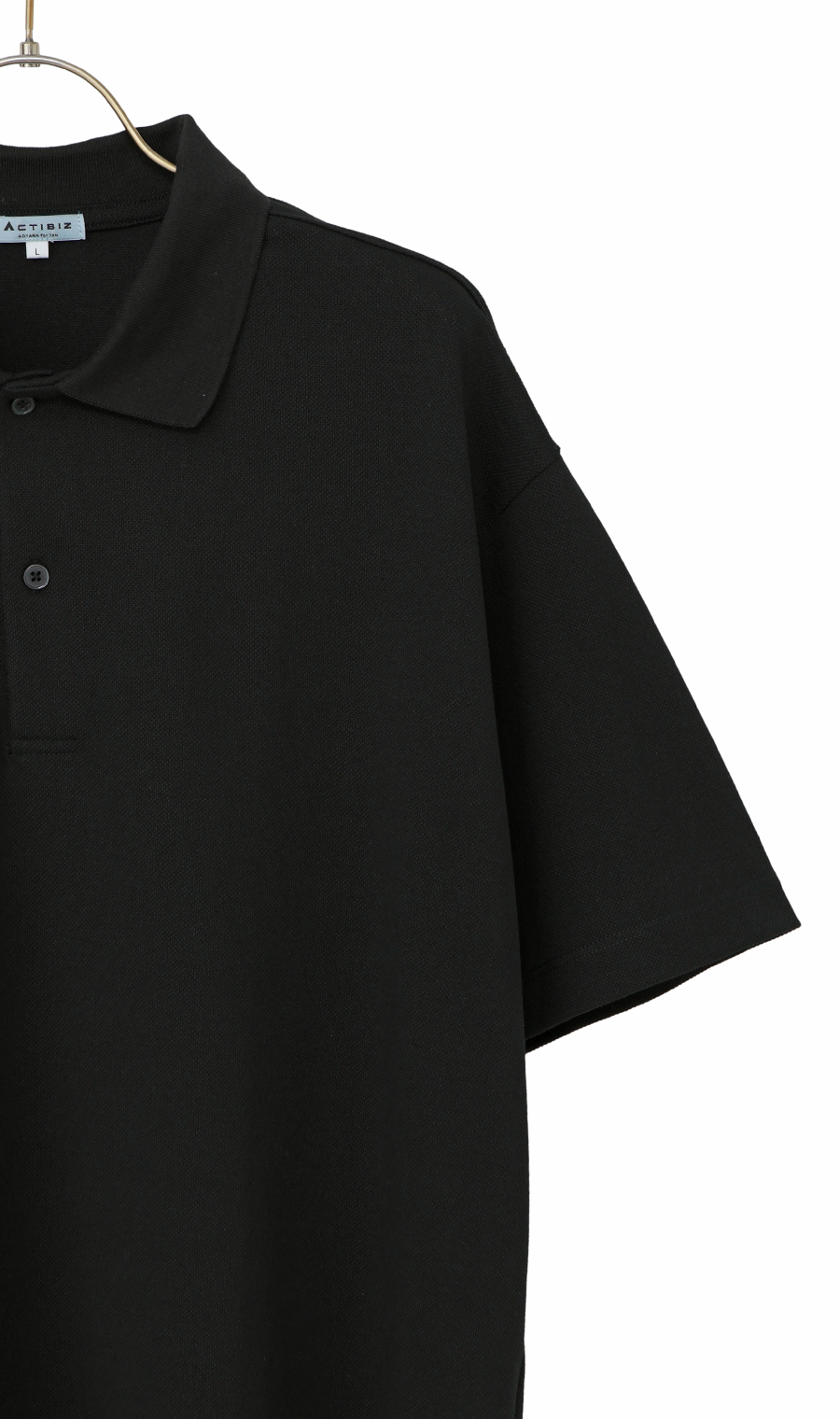 横*昏様 激レアBALENCIAGA ポロシャツ ブラック Lサイズ 中古・古着通販】BALENCIAGA (バレンシアガ) オールドロゴ刺繍