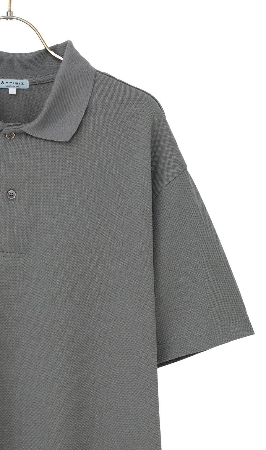 和紙混カノコポロシャツ (ACCS6309-32) | ACTIBIZ | 紳士服・スーツ