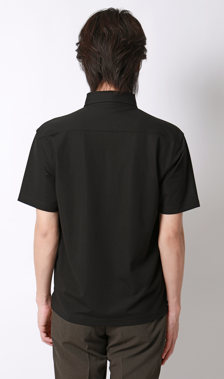 冷たいポロシャツ【ボタンダウン】【#すごポロ】 ブラック S