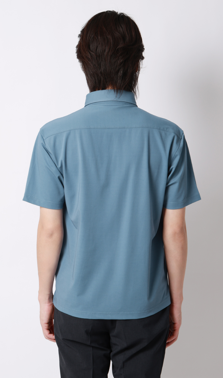 冷たいポロシャツ【ボタンダウン】【＃すごポロ】 サックス S