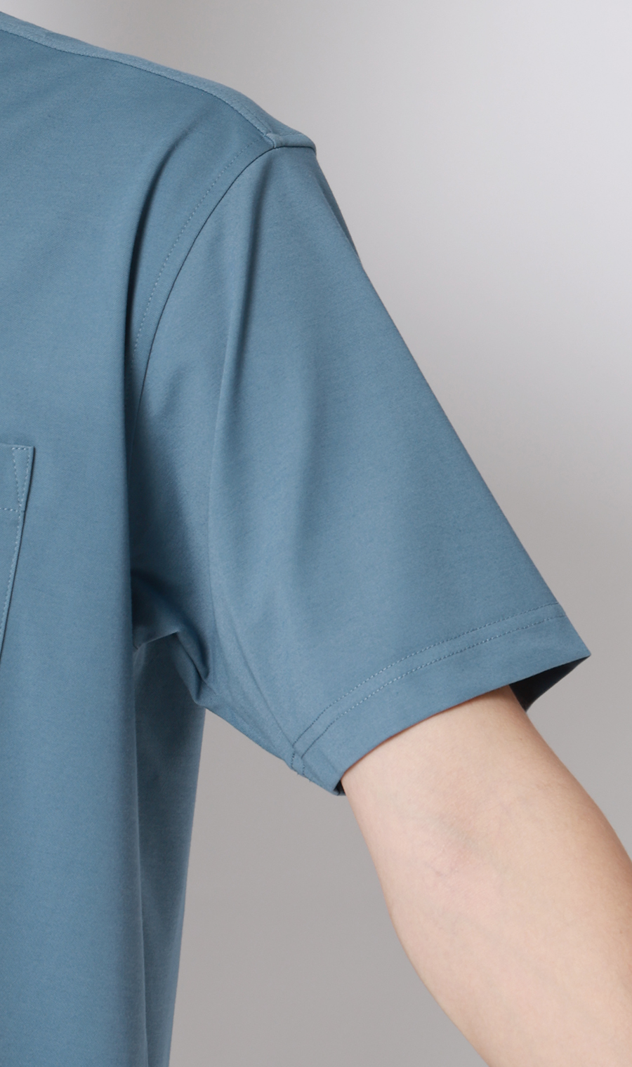 冷たいポロシャツ【ボタンダウン】【＃すごポロ】 サックス S