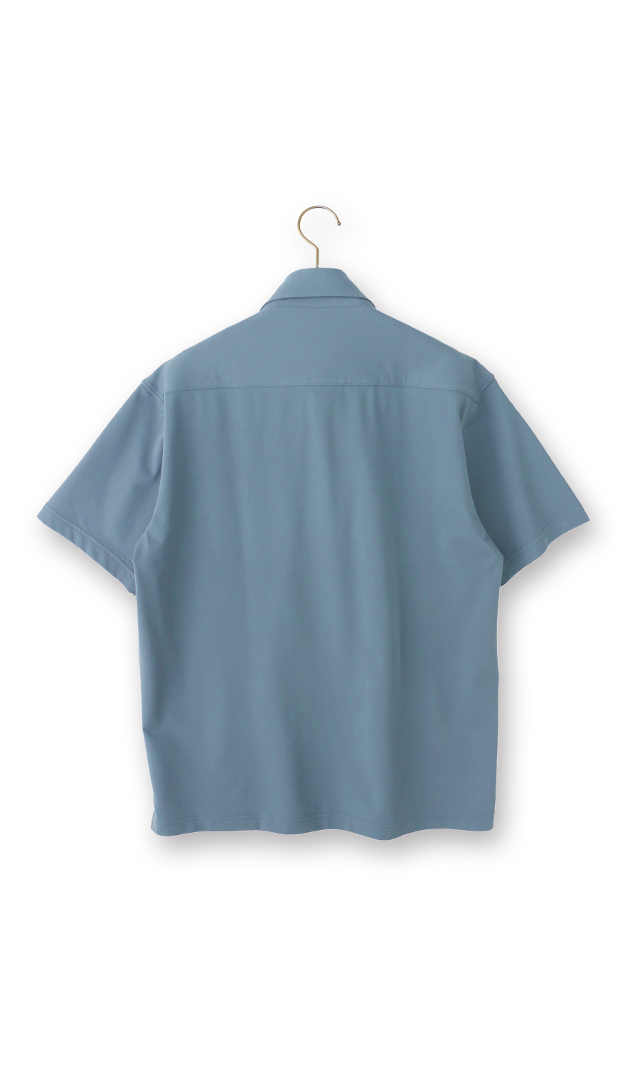 冷たいポロシャツ【ボタンダウン】【#すごポロ】 サックス S