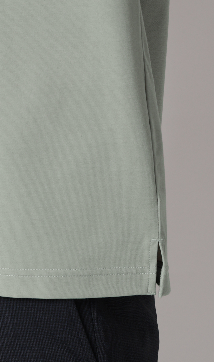 冷たいポロシャツ【ボタンダウン】【＃すごポロ】 グレー S