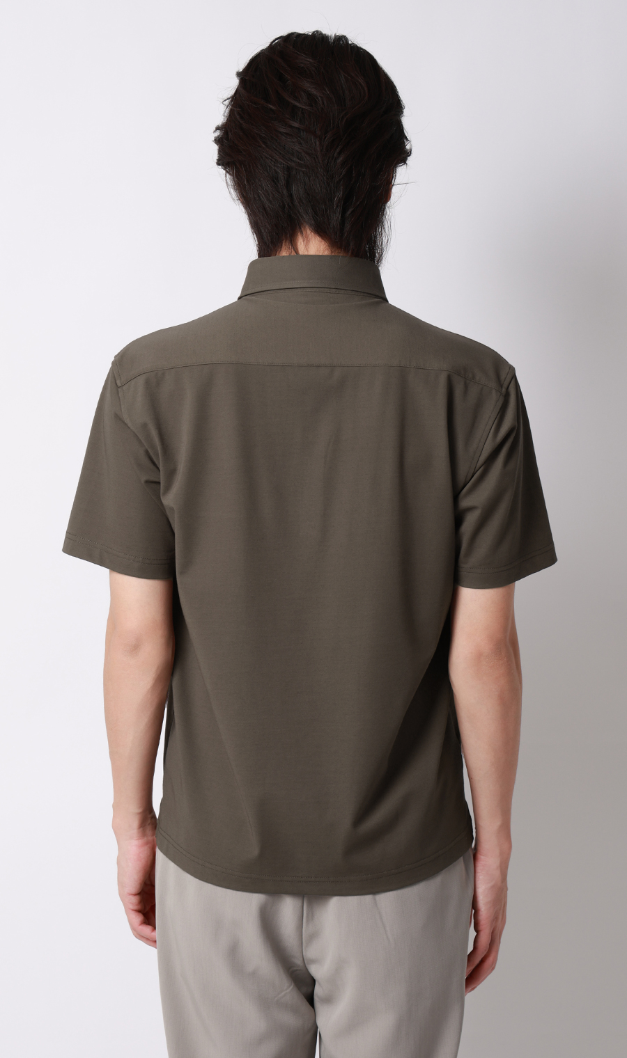 冷たいポロシャツ【ボタンダウン】【＃すごポロ】 ブラウン S