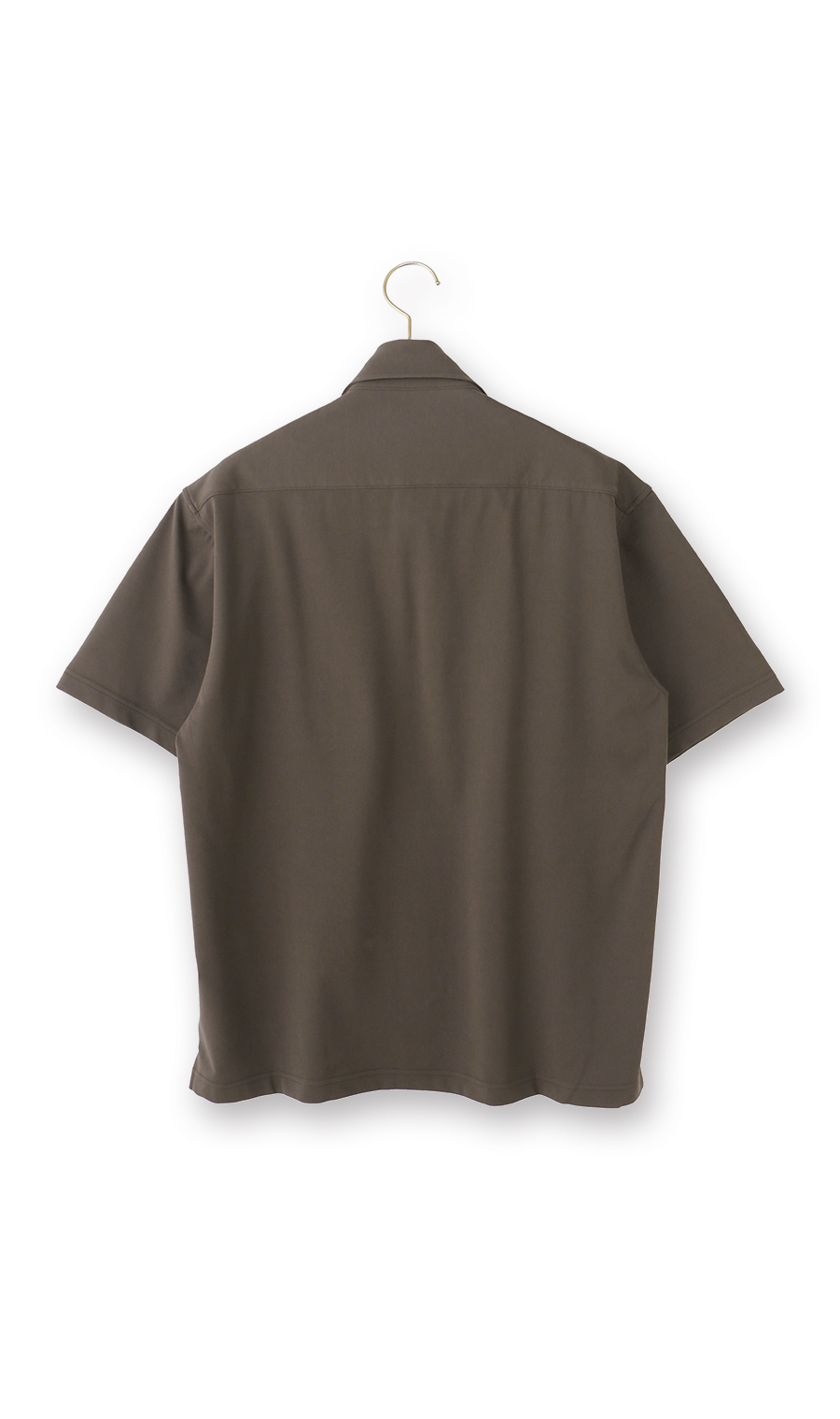 冷たいポロシャツ【ボタンダウン】【＃すごポロ】 ブラウン S