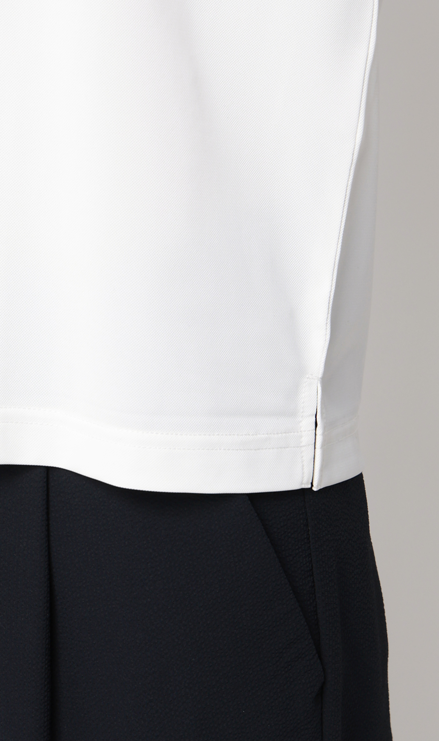 冷たいポロシャツ【#すごポロ】 ホワイト S