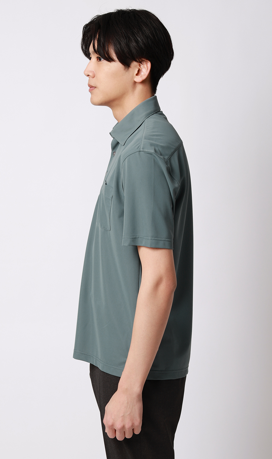 冷たいポロシャツ【＃すごポロ】 グリーン S