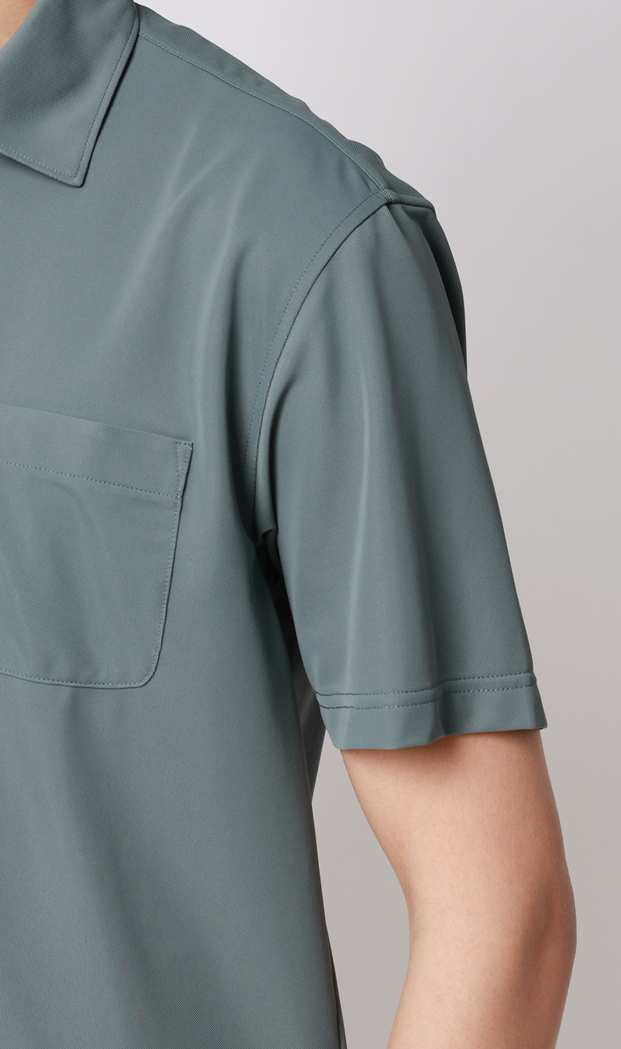 冷たいポロシャツ【＃すごポロ】 グリーン S