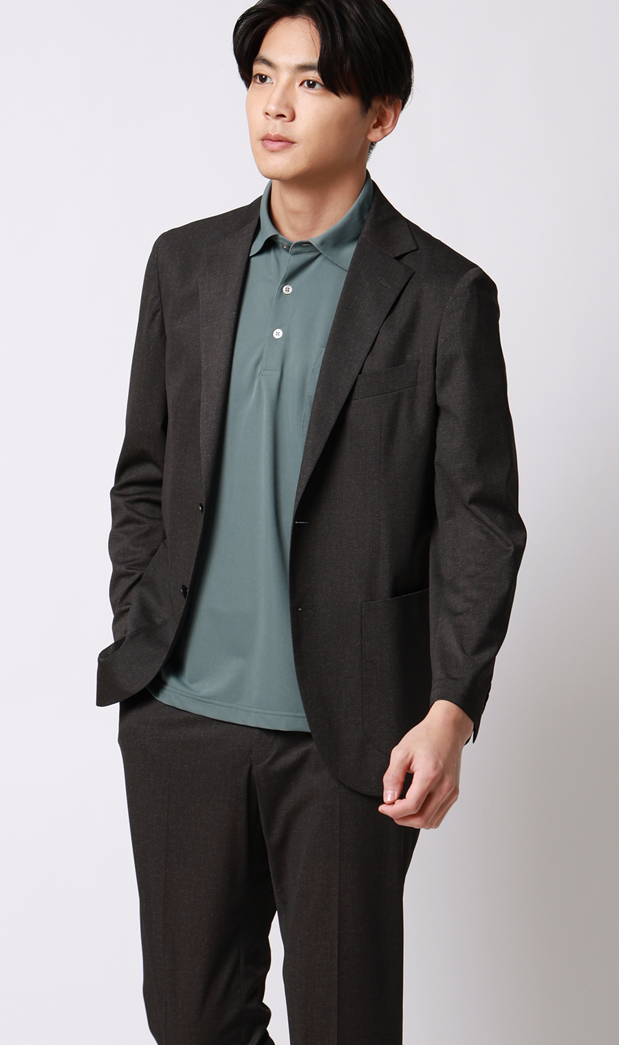 冷たいポロシャツ【＃すごポロ】 グリーン S