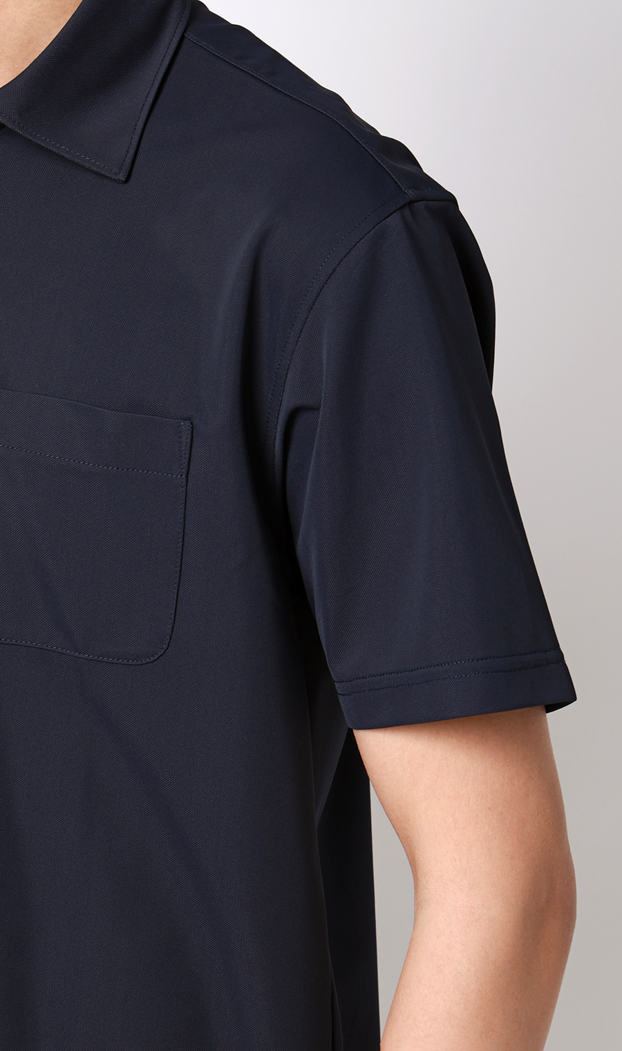 冷たいポロシャツ【#すごポロ】 ネイビー S