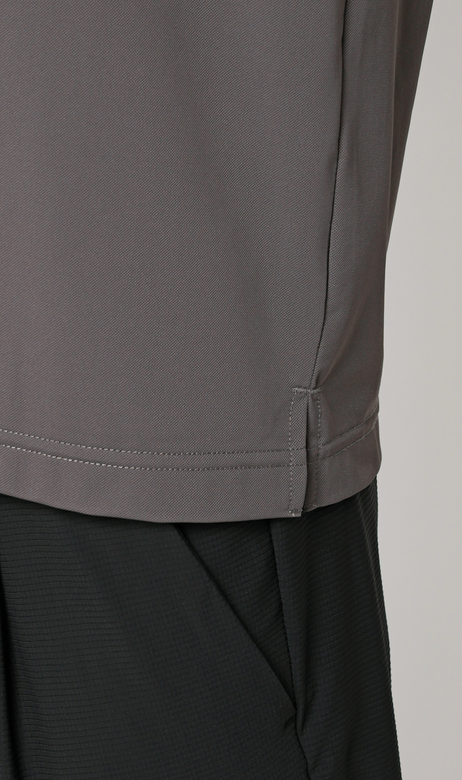 冷たいポロシャツ【＃すごポロ】 チャコール S