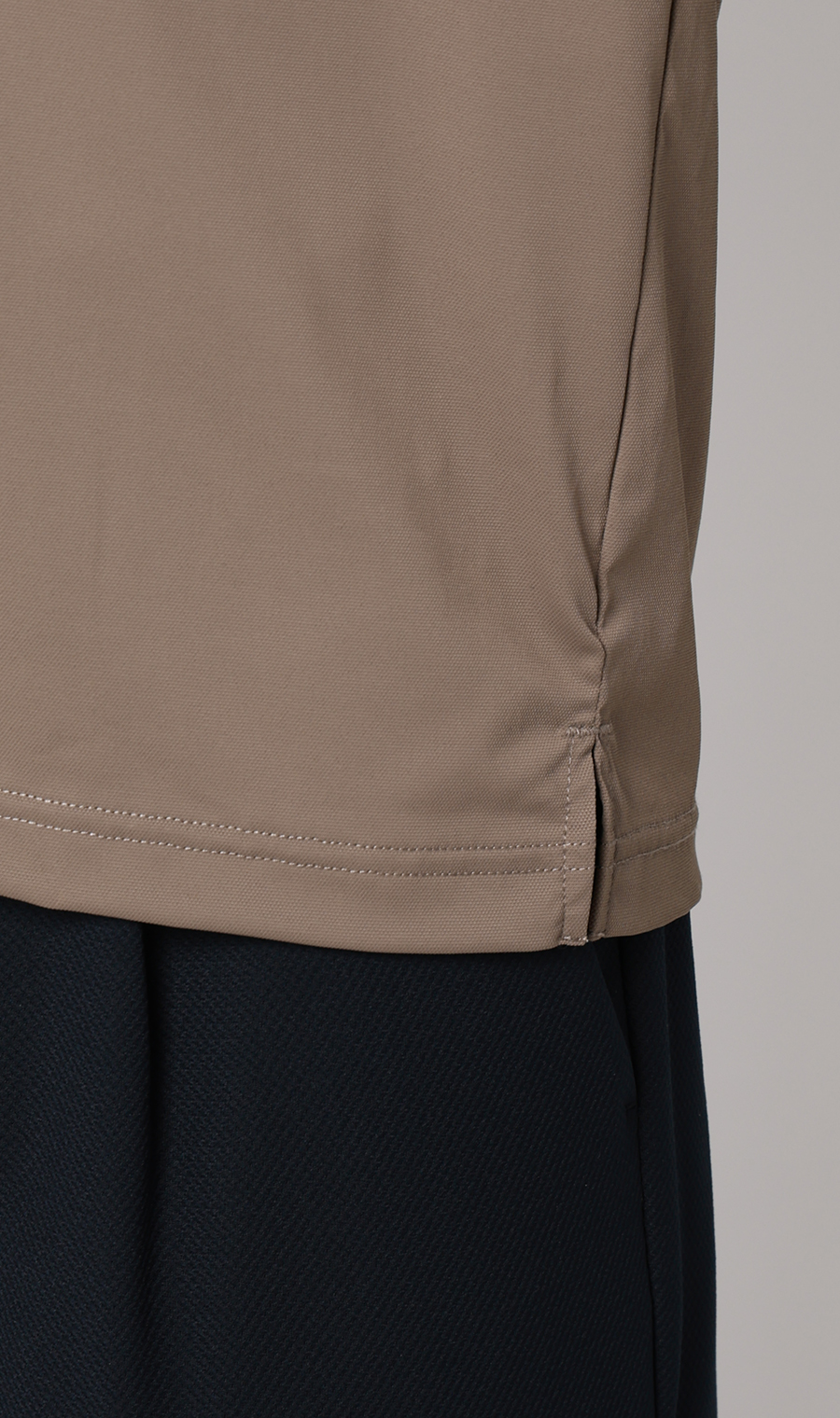 冷たいポロシャツ【＃すごポロ】 ブラウン S