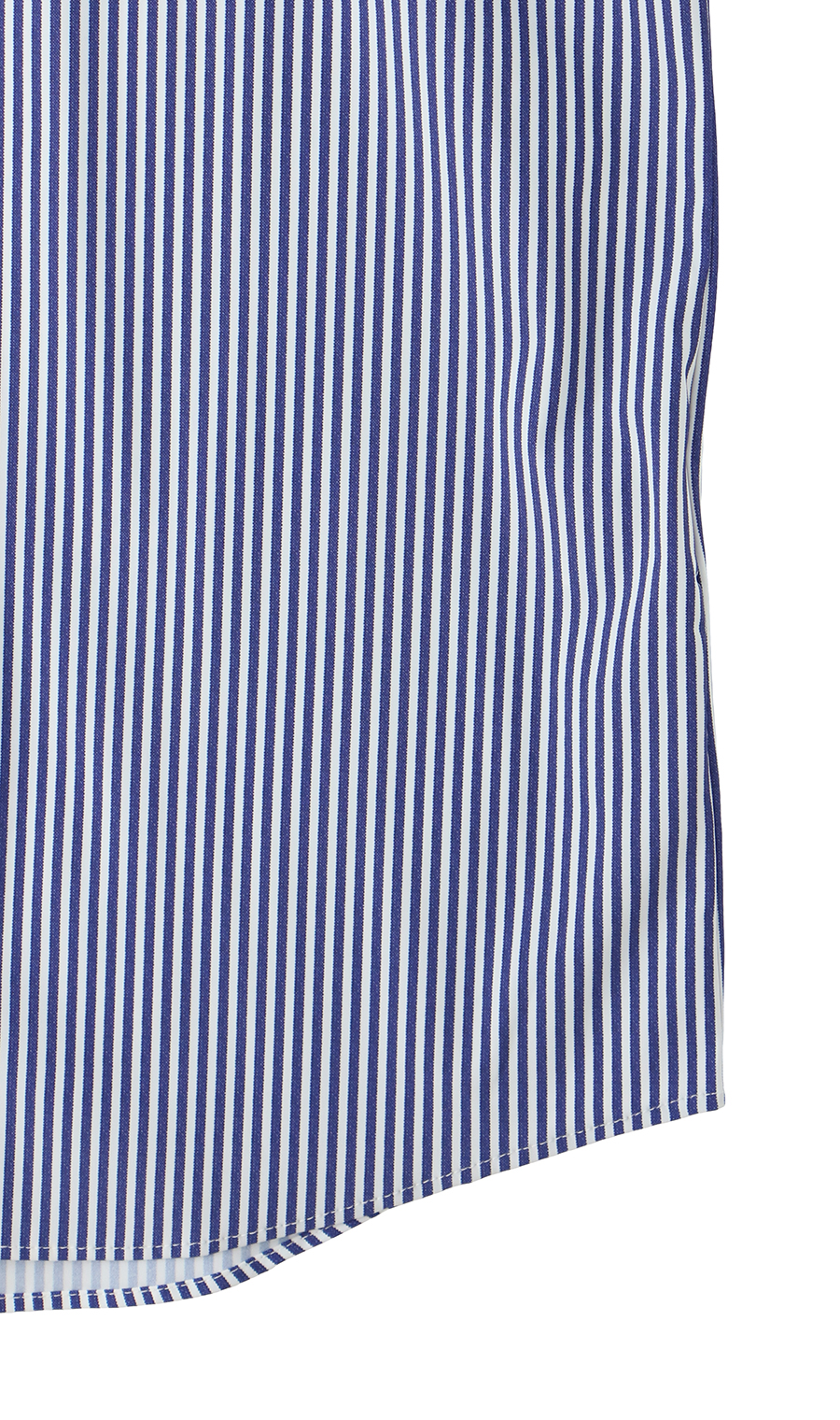 冷たいストライププリントシャツ【涼】【半袖】【＃すご】 ブルー S