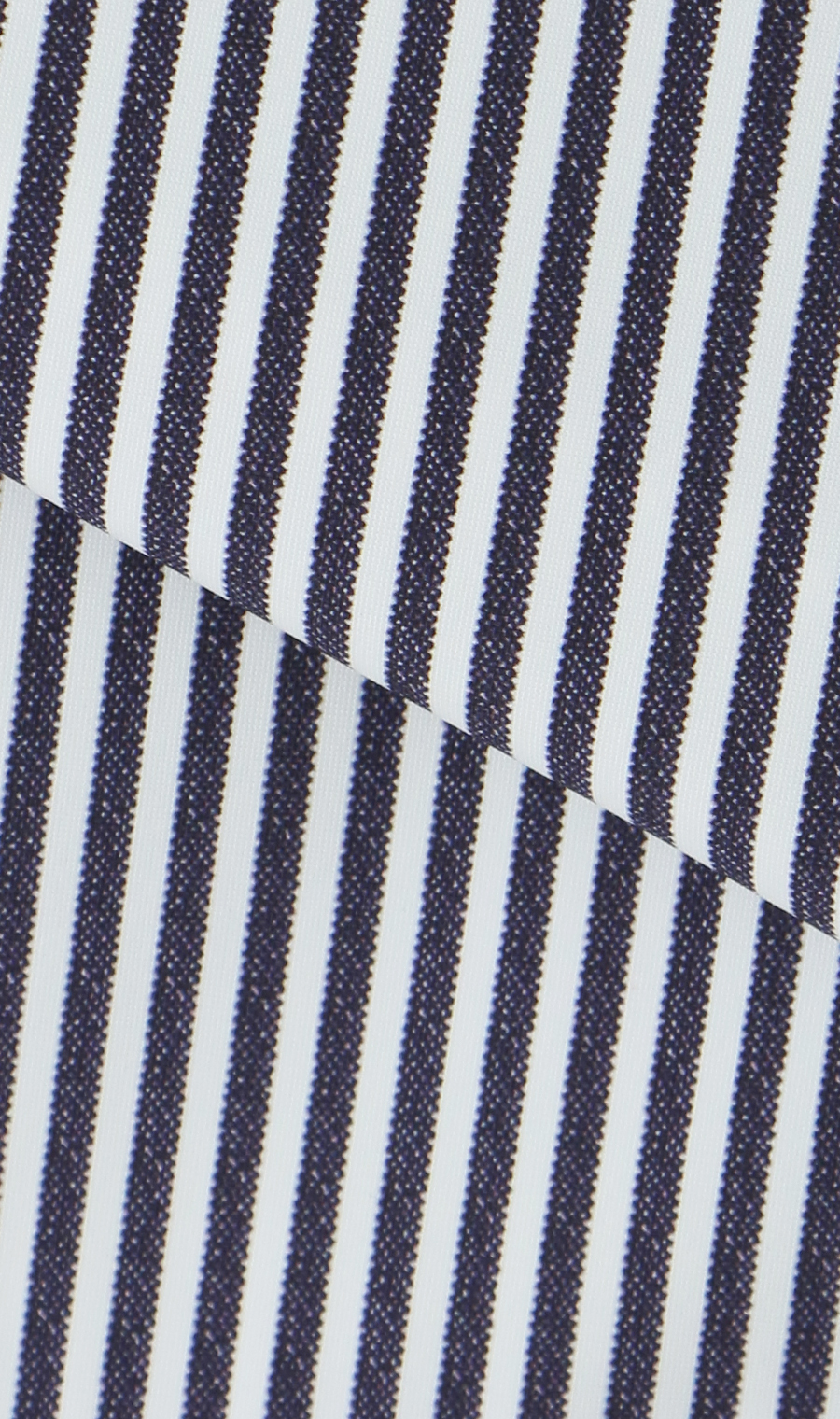 冷たいストライププリントシャツ【涼】【半袖】【＃すご】 ネイビー S