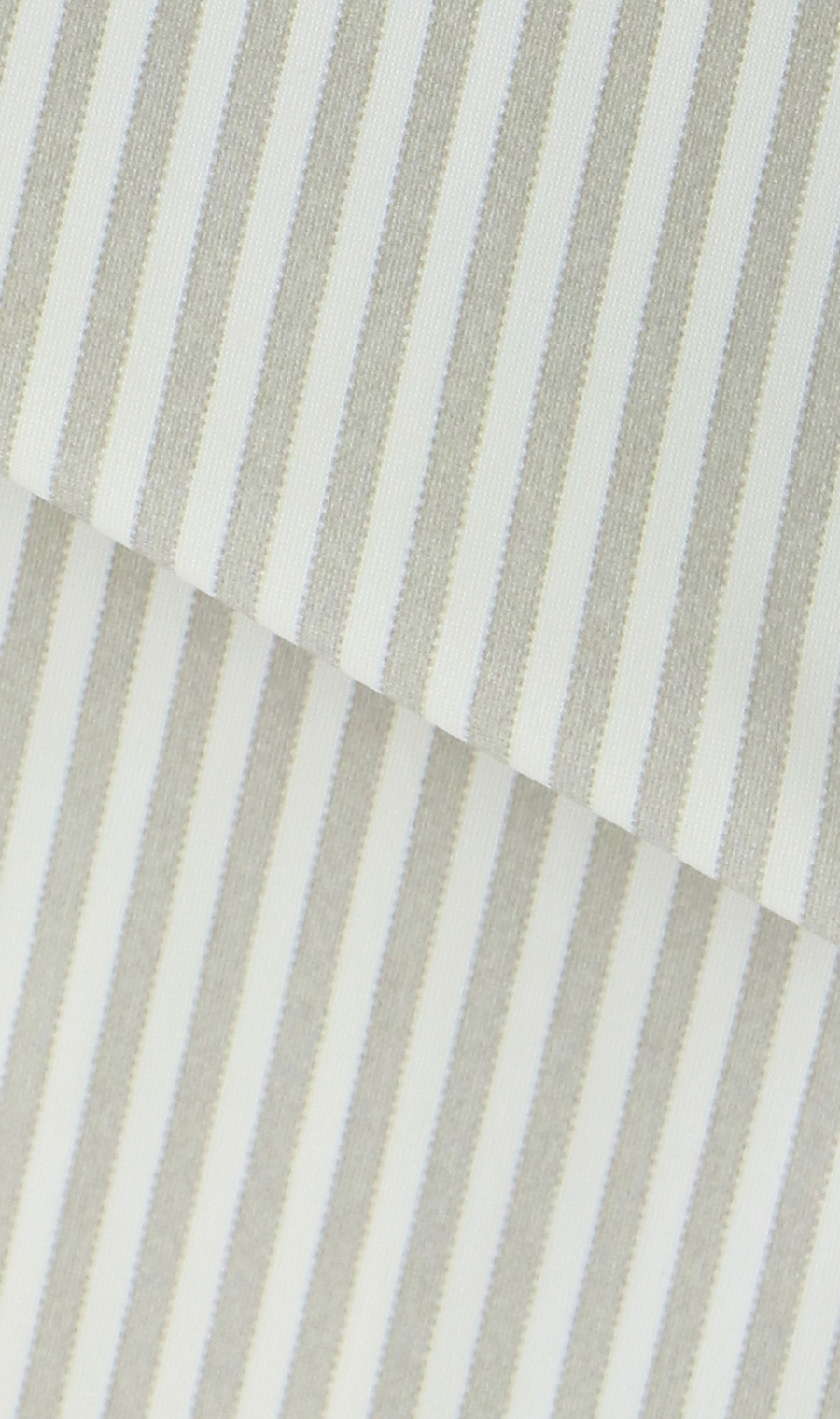 冷たいストライププリントシャツ【涼】【半袖】【＃すご】 グレージュ S