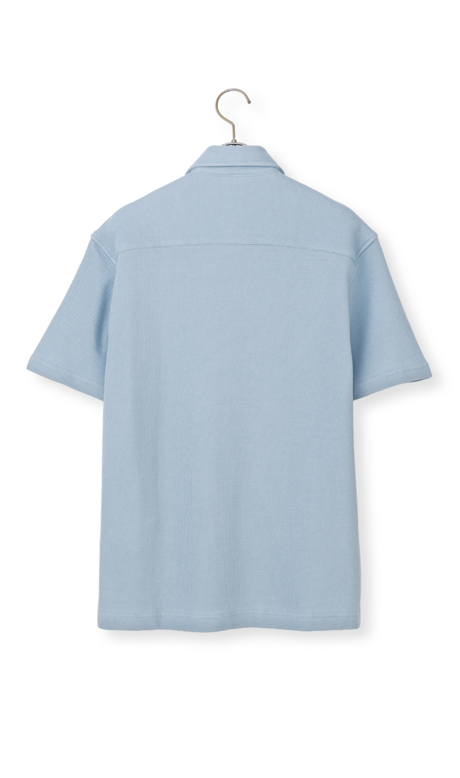 冷たいポロシャツ【ボタンダウン】【＃すごポロ】【涼】 サックス M