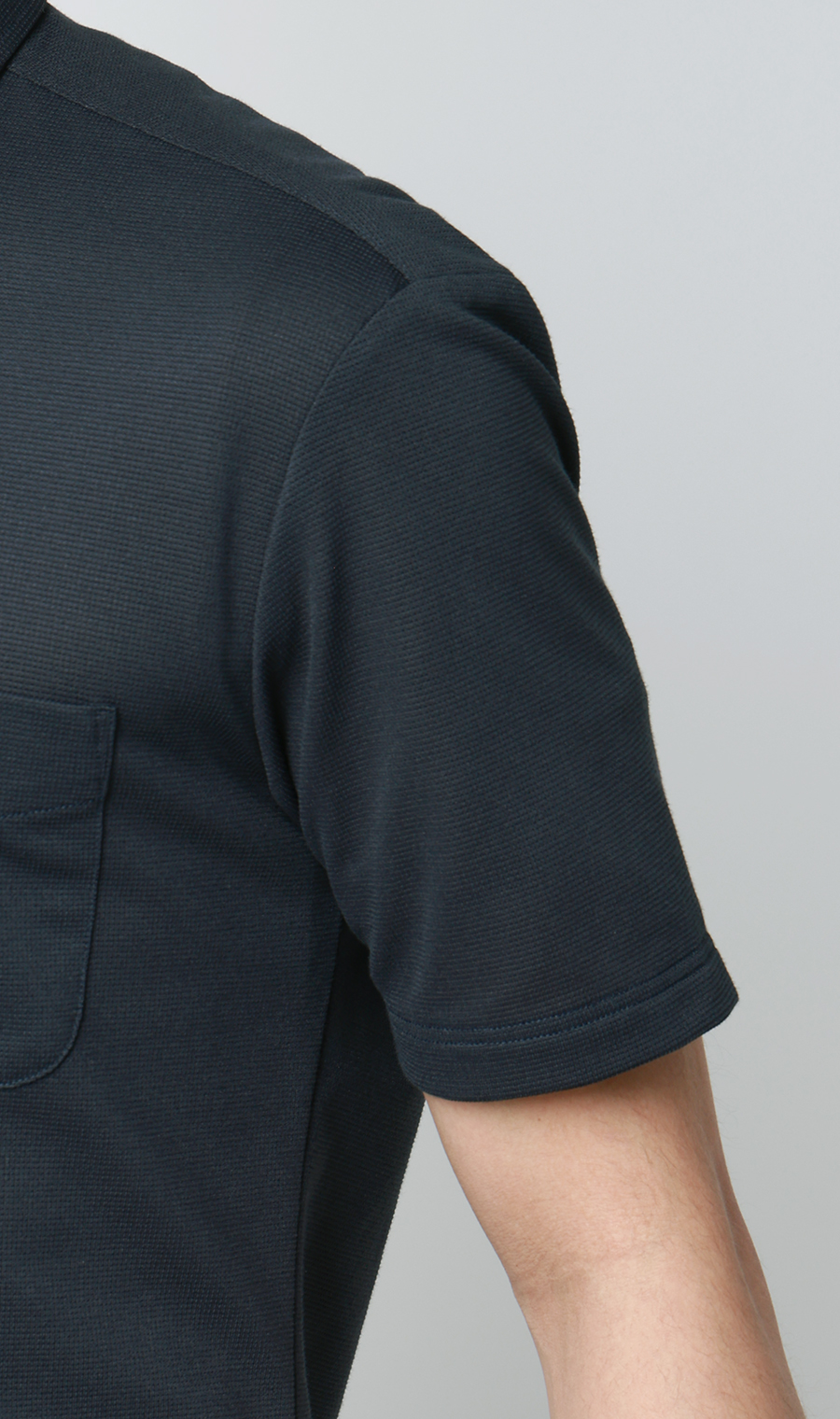 サラッとポロシャツ【涼】【カッタウェイ】【ALTIMA】【＃すごポロ】 ネイビー M