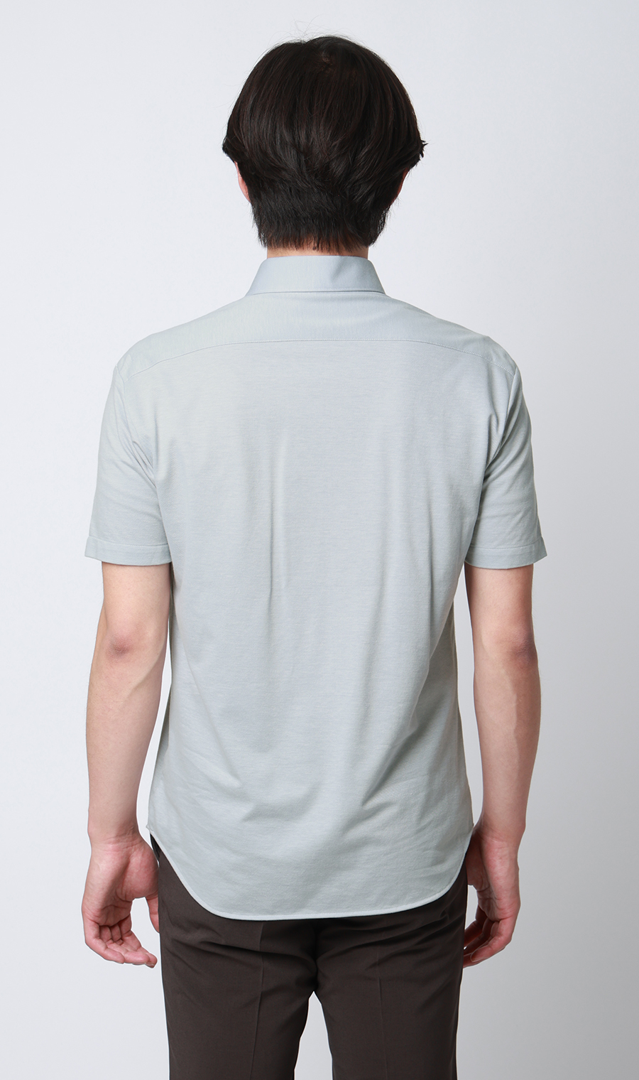 サラッとポロシャツ【涼】【ワイドカラー】【ALTIMA】【＃すごポロ】 ライトグレー M