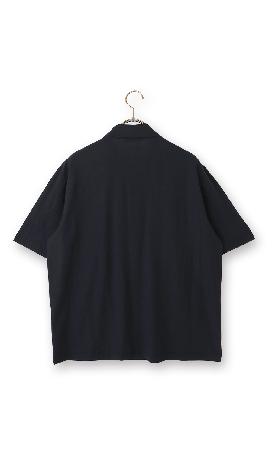 ドットメッシュポロシャツ ネイビー M