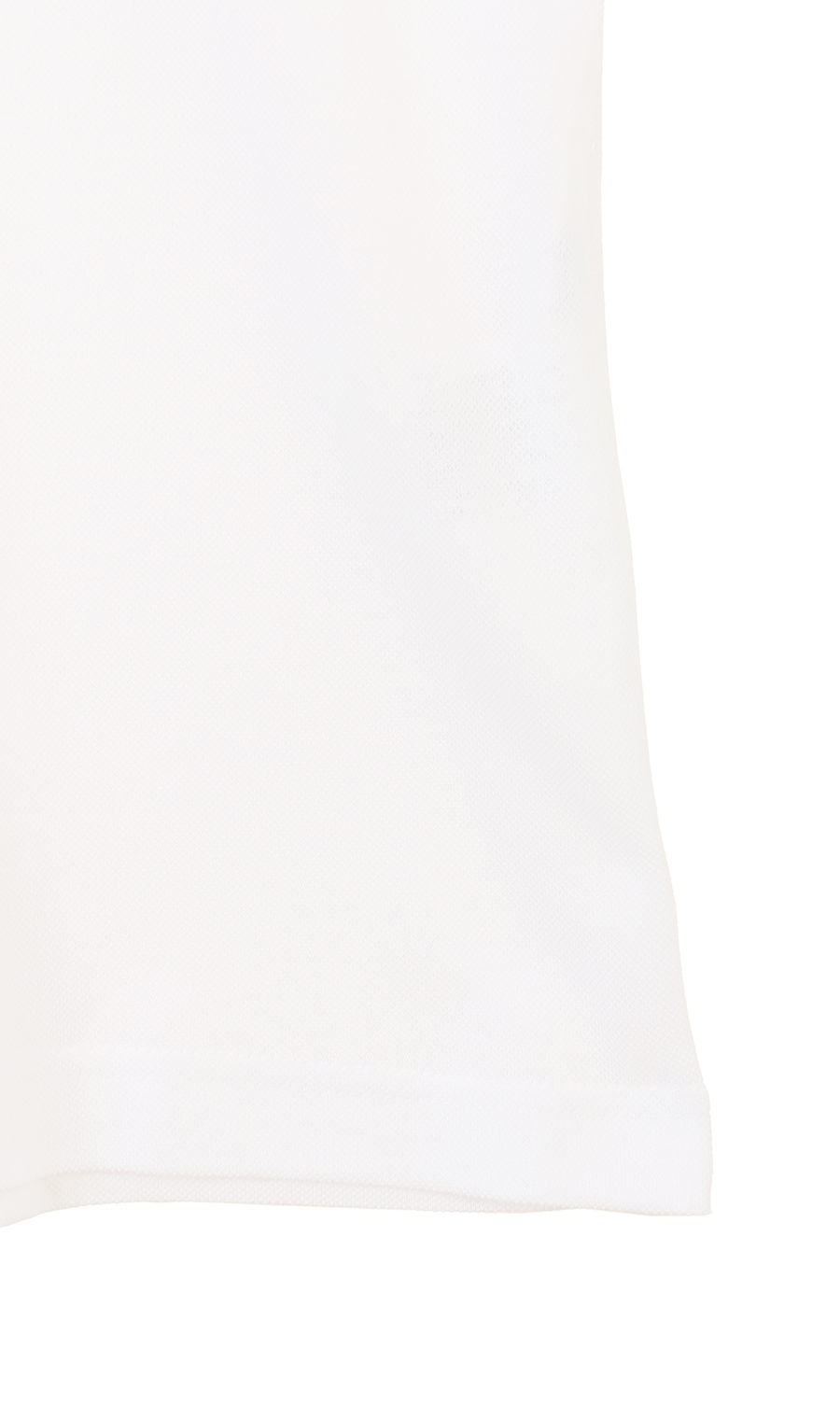 メッシュ襟鹿の子ポロシャツ【日本製】 ホワイト M