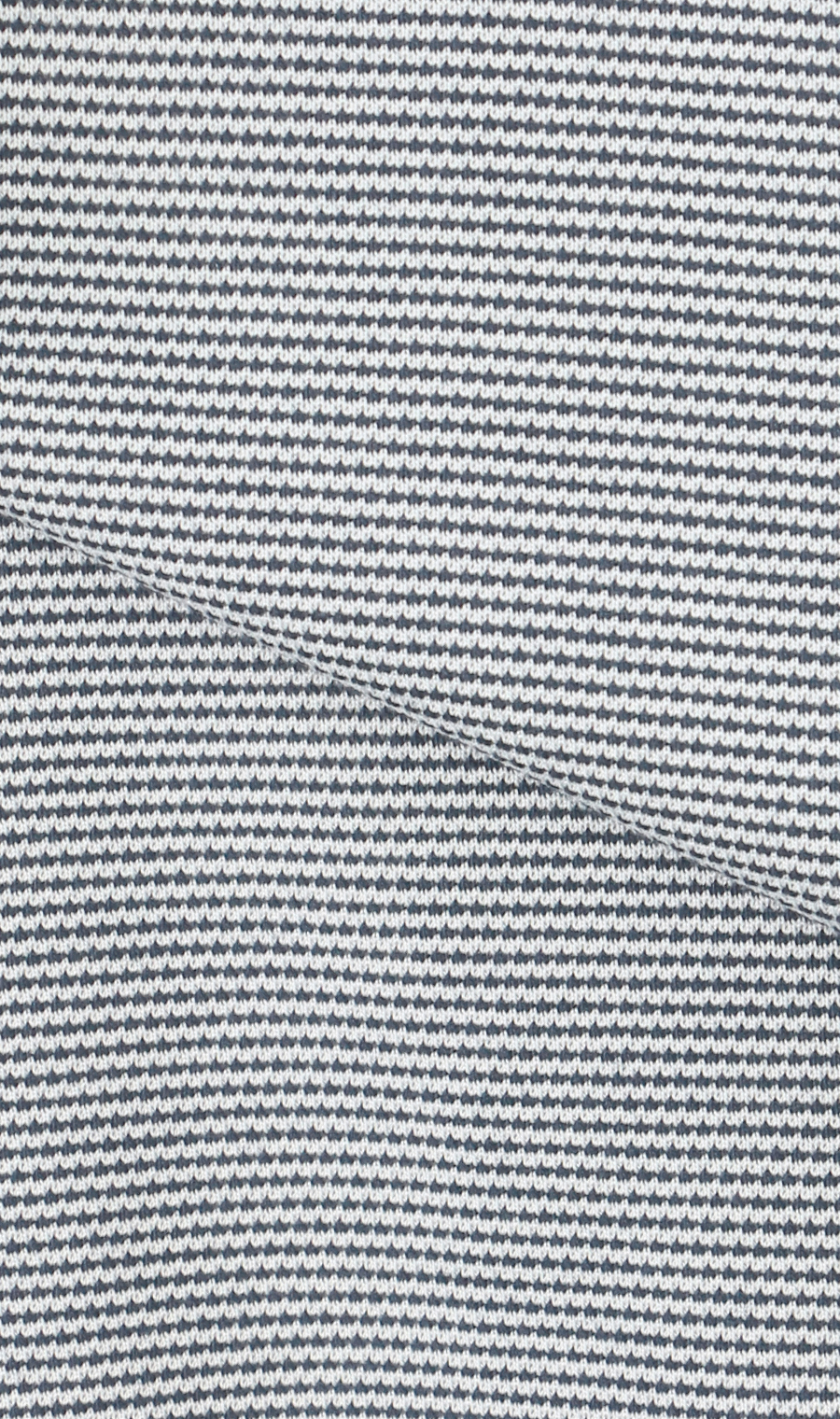 メッシュ襟ハーフジップポロシャツ【日本製】 ホワイト M