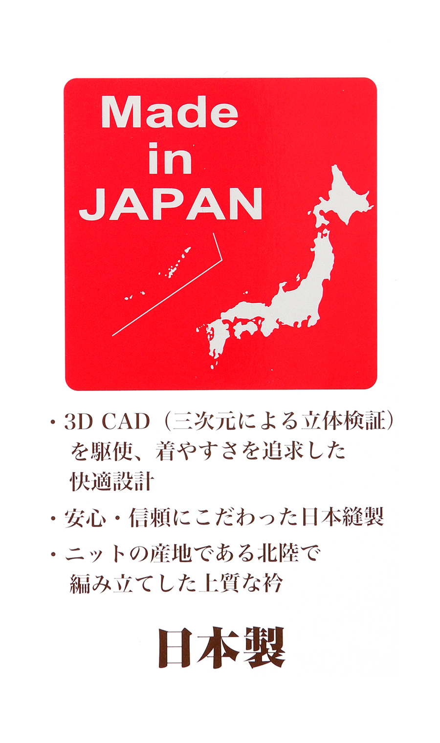 メッシュ襟ハーフジップポロシャツ【日本製】 ネイビー M