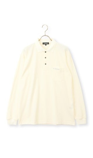 鹿の子リブ襟ポロシャツ【日本製】