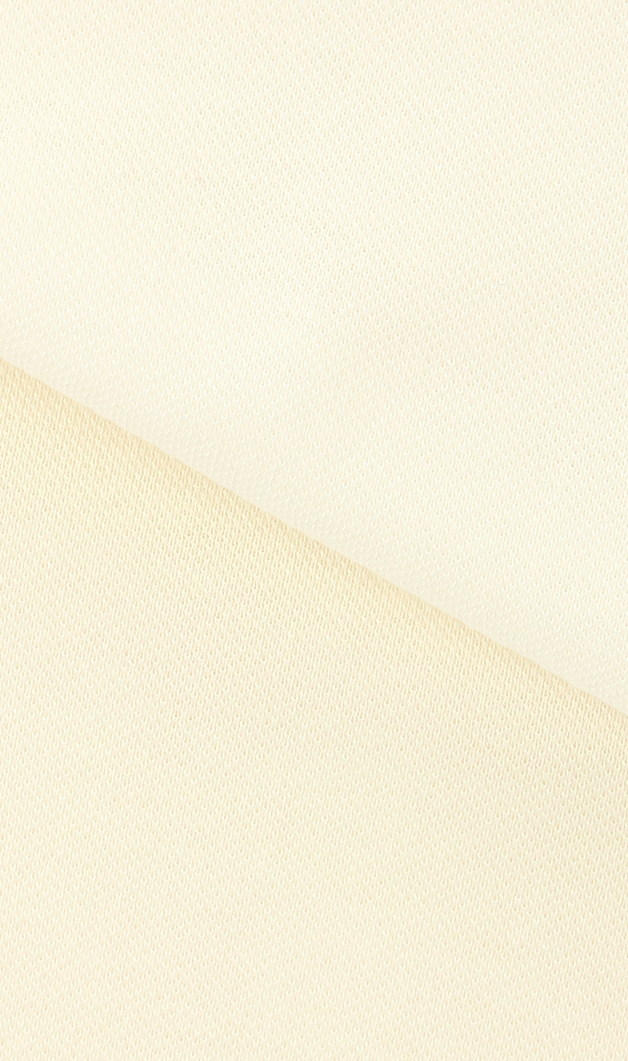 鹿の子リブ襟ポロシャツ【日本製】 オフ L