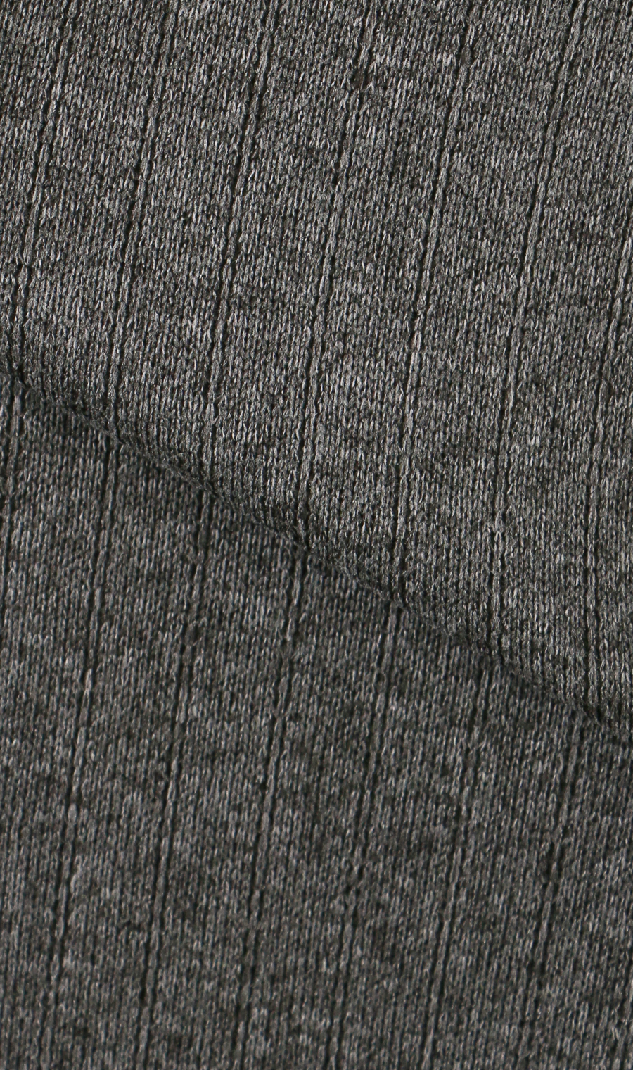 ジャガードストライプ裏起毛ポロシャツ【日本製】 チャコール 3L