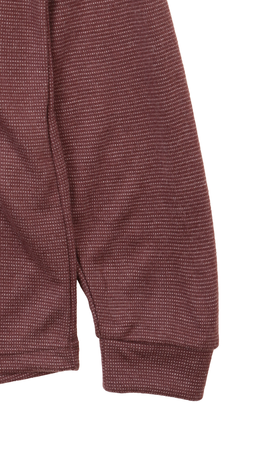 ペンシルストライプポロシャツ ワイン L