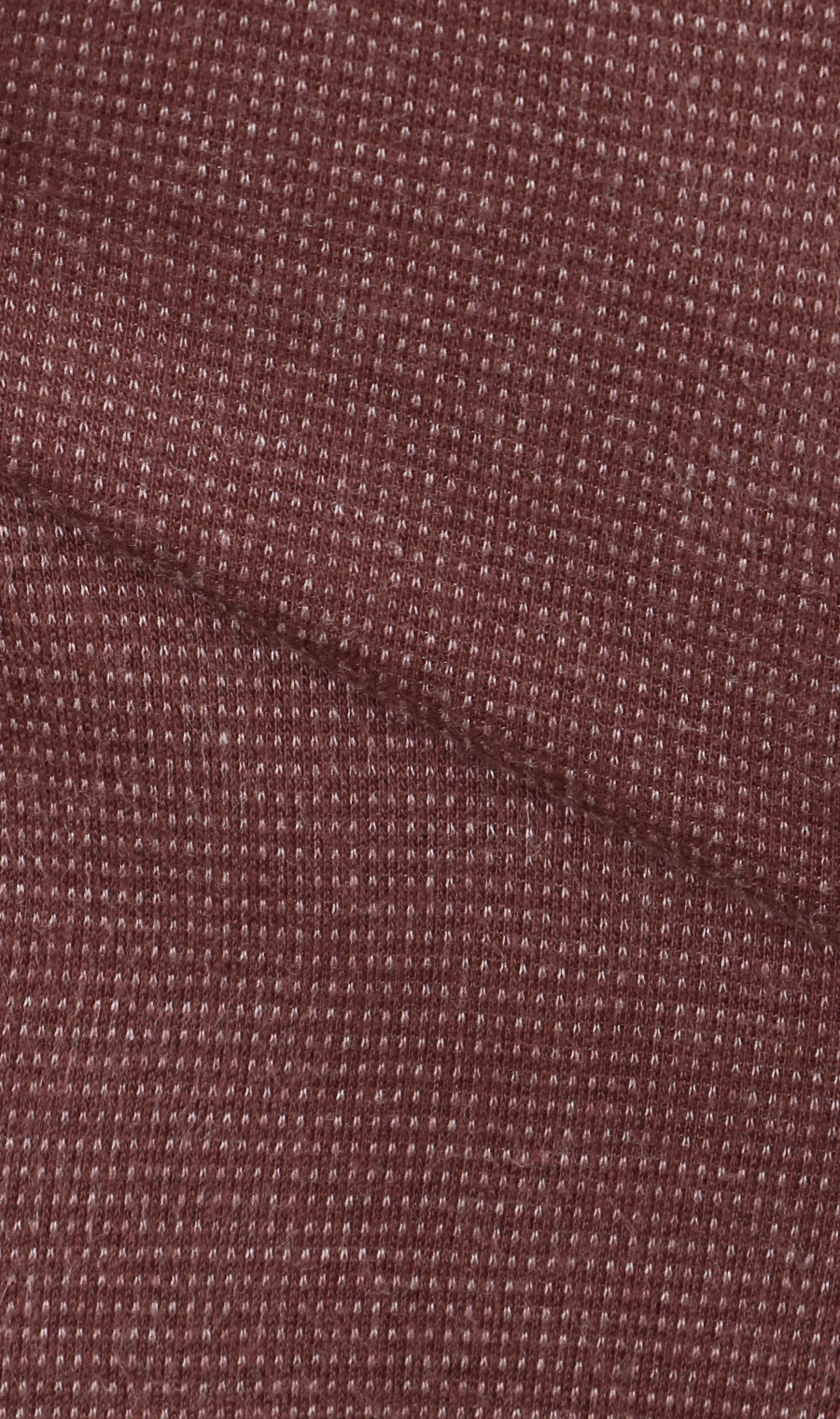 ペンシルストライプポロシャツ ワイン L