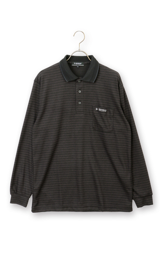 マルチボーダー起毛ポロシャツ【日本製】