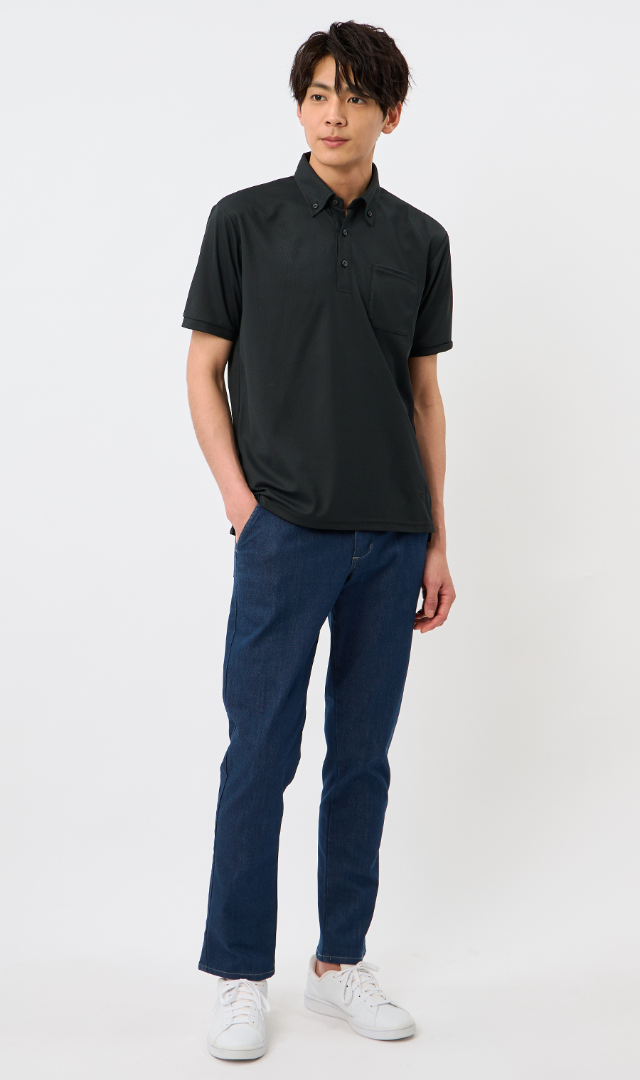 アイスタッチポロシャツ【Dynamotion Fit】 ブラック L