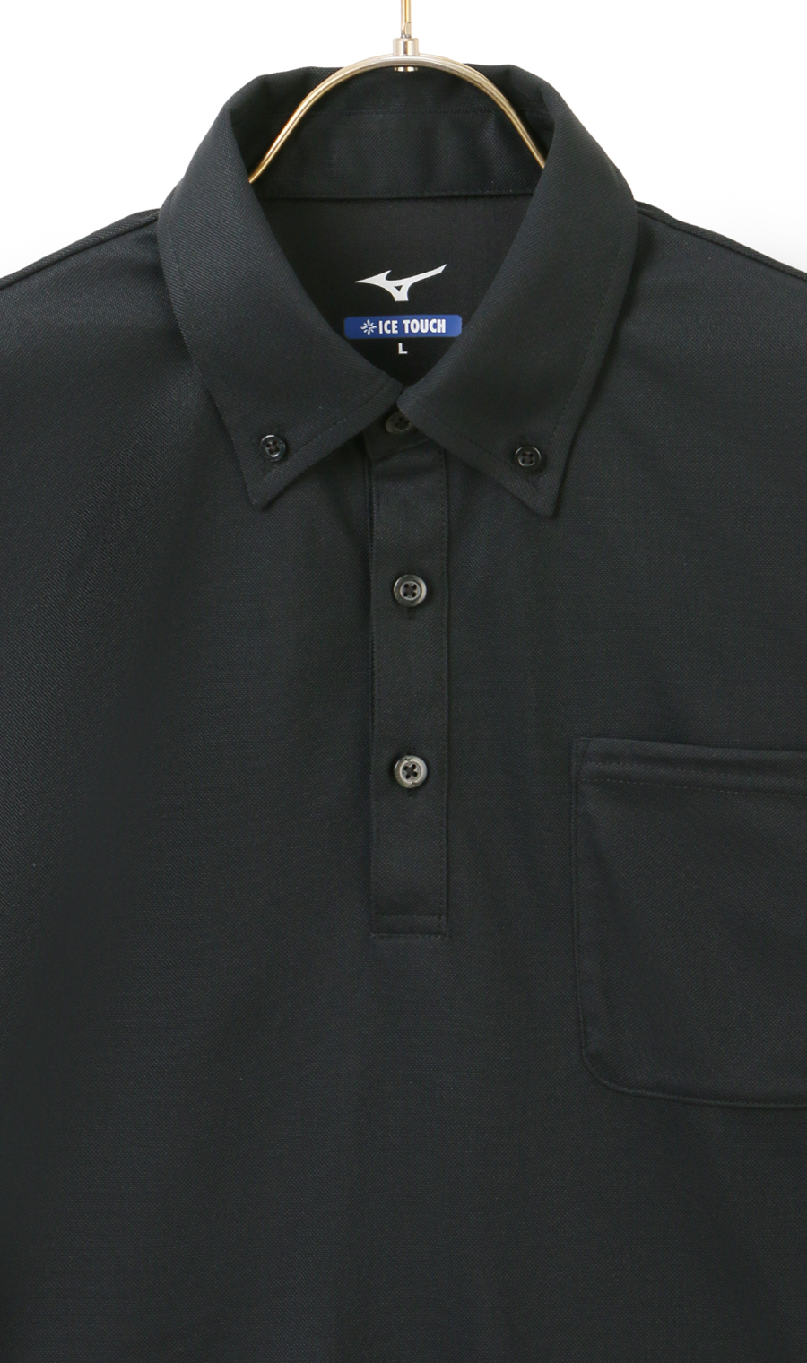 アイスタッチポロシャツ【Dynamotion Fit】 ブラック L