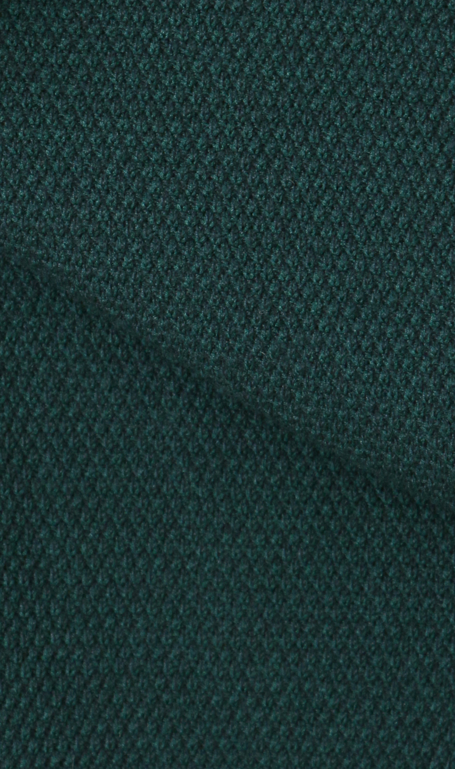 ニットポロシャツ【強撚糸カノコ】 グリーン S