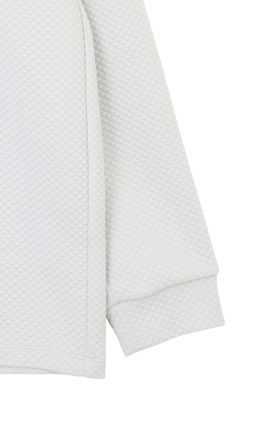 モックネックTシャツ【MIZUNO GOLF】【セットアップ着用可】 ライトグレー M