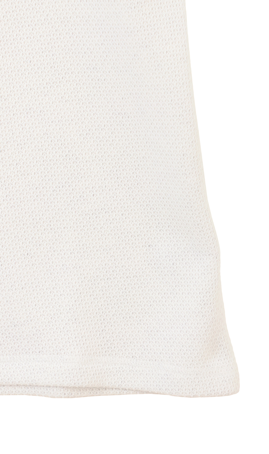 メッシュ接結クルーネックＴシャツ《gim》 ホワイト M