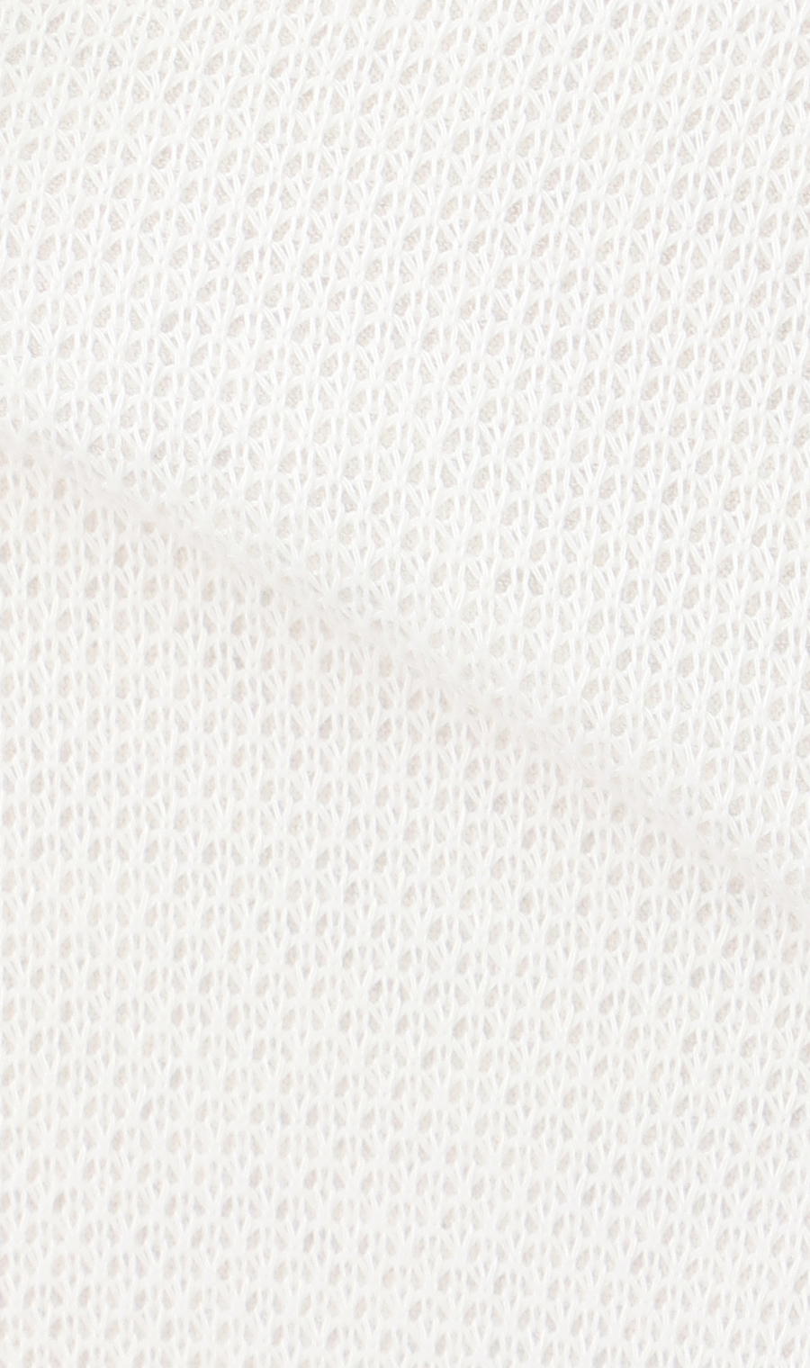 メッシュ接結クルーネックＴシャツ《gim》 ホワイト M