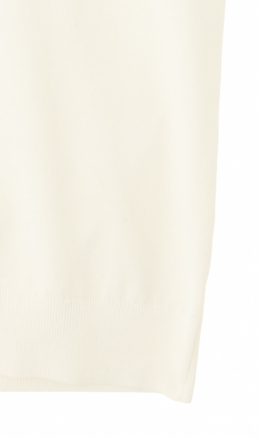 ウォッシャブルシルク半袖ニットT【モックネック】【TOGA MODEL】【TOGA KNIT】【2026年モデル】 ホワイト S