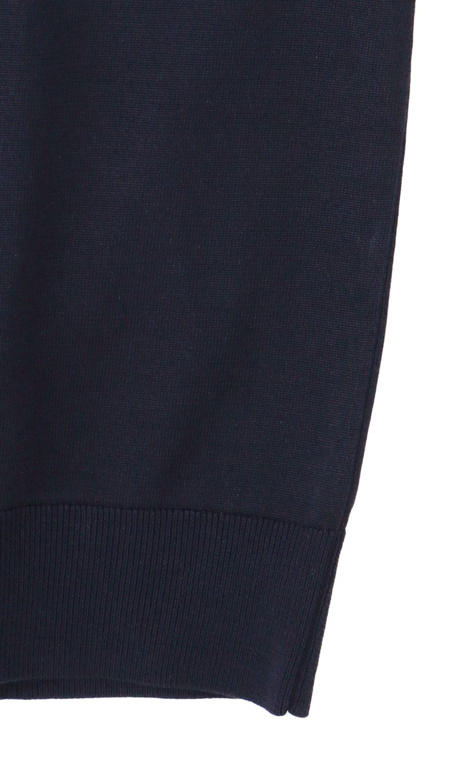 ウォッシャブルシルク半袖ニットT【モックネック】【TOGA MODEL】【TOGA KNIT】【2026年モデル】 ネイビー S