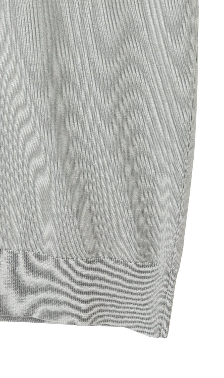 ウォッシャブルシルク半袖ニットT【モックネック】【TOGA MODEL】【TOGA KNIT】【2026年モデル】 ライトグレー S