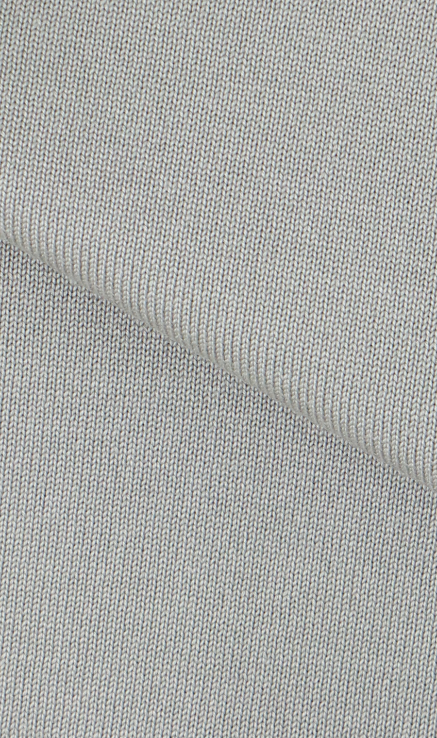 ウォッシャブルシルク半袖ニットT【モックネック】【TOGA MODEL】【TOGA KNIT】【2026年モデル】 ライトグレー S