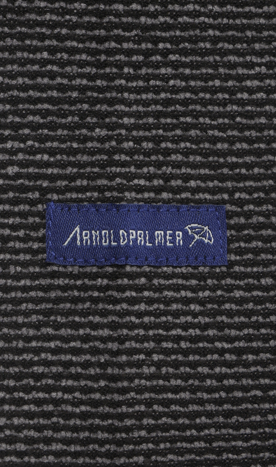 ハニカムフリースロングTシャツ【Arnold Palmer】 ブラック M