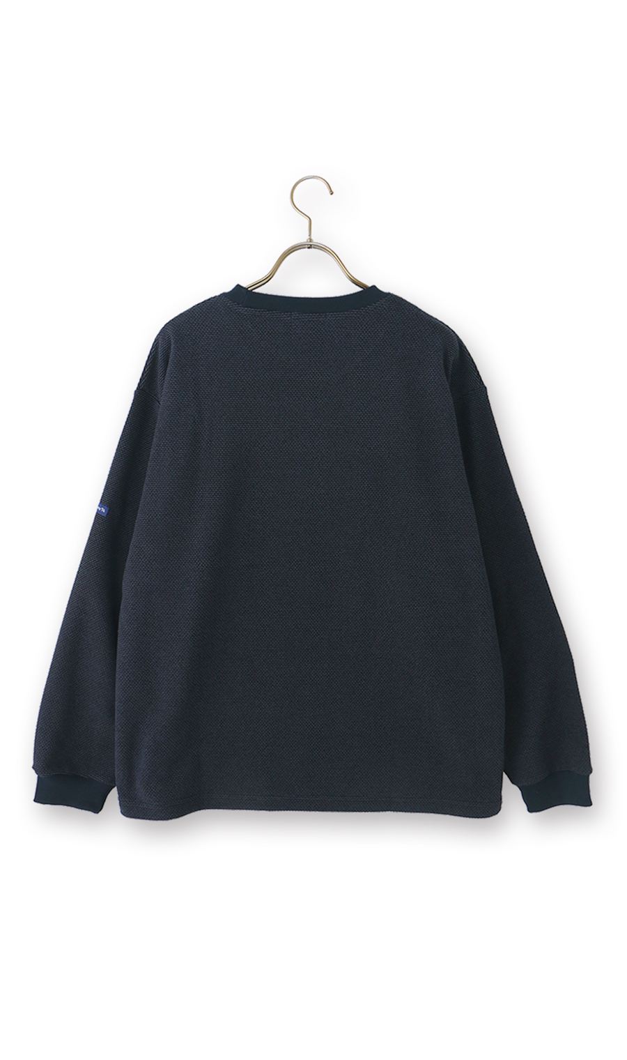 ハニカムフリースロングTシャツ【Arnold Palmer】 ネイビー M