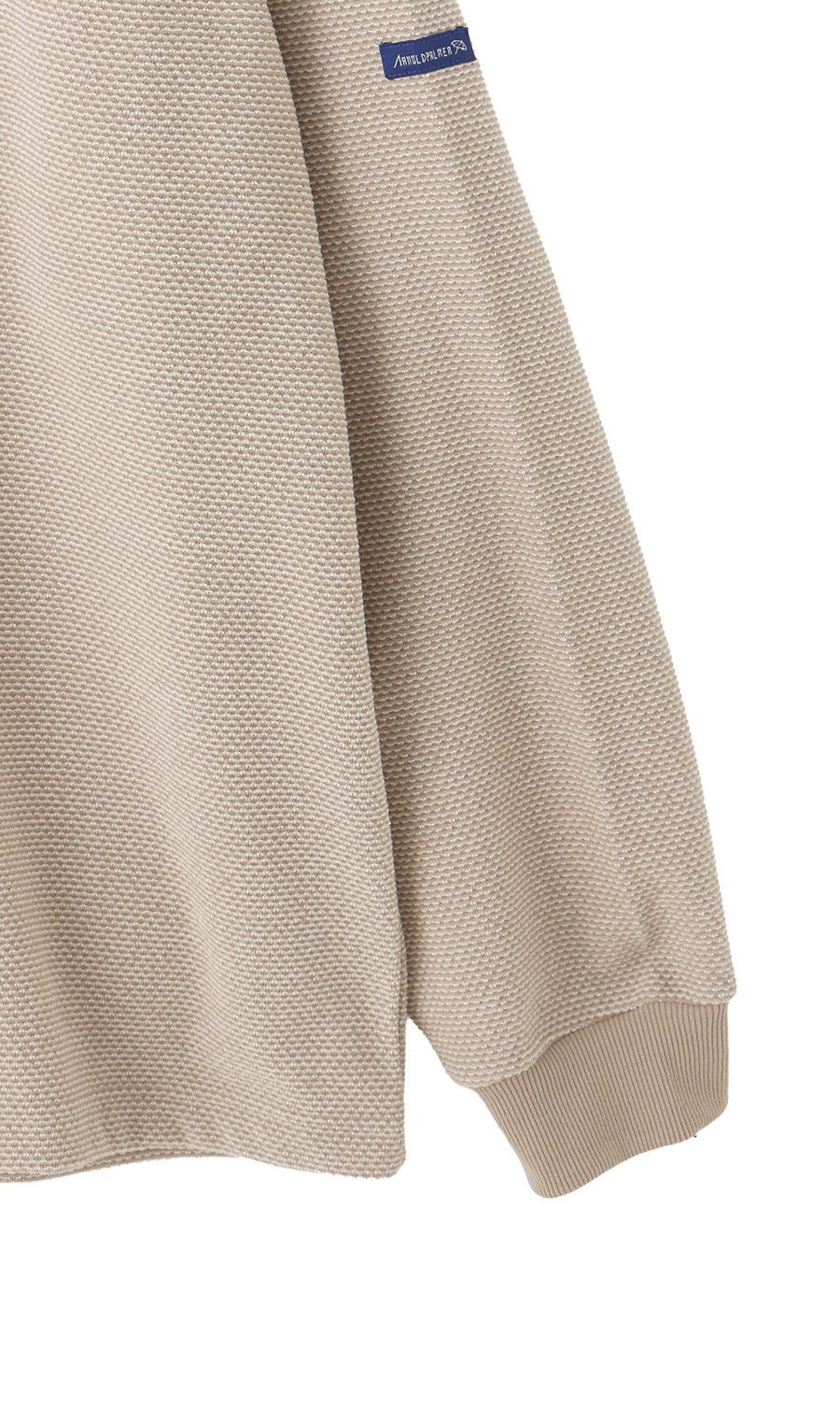ハニカムフリースロングTシャツ【Arnold Palmer】 ベージュ M