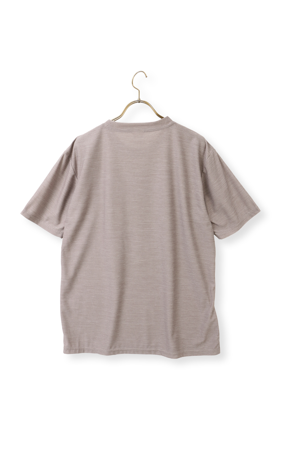 カチオン杢DRYTシャツ【セットアップ着用可】 ブラウン M