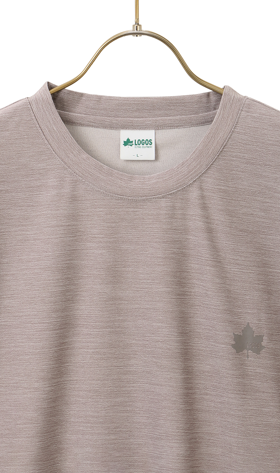 カチオン杢DRYTシャツ【セットアップ着用可】 ブラウン M